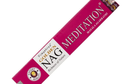 Golden Nag Meditation Incense – Calming Aroma for Deep Focus, Peace & Mindfulness