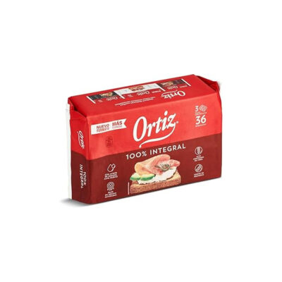 Ortiz 100% Integral – Premium Whole Wheat Spanish Olive Oil Bread