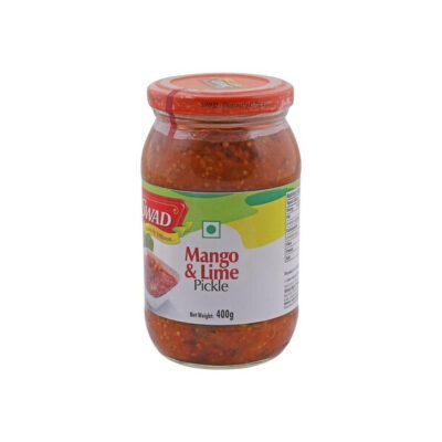 Swad Mango & Lime Pickle – Tangy, Spicy Indian Pickle with Authentic Traditional Flavor