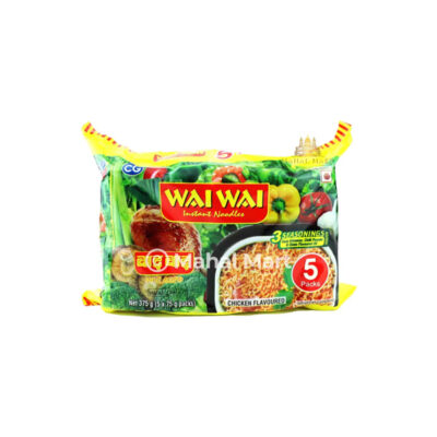 Wai Wai Chicken Flavor Noodles – 5-Pack Instant Noodles | Quick & Tasty