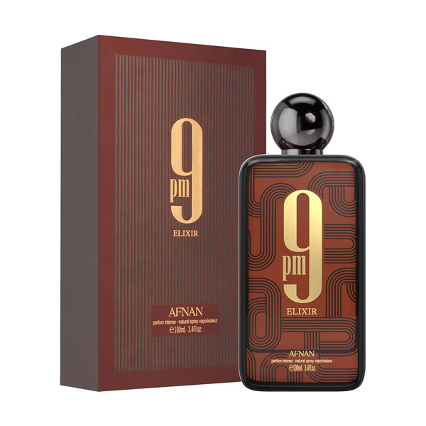 Afnan-9-PM-Elixir-Parfum-Intense-100ml Afnan 9 PM Elixir Parfum Intense