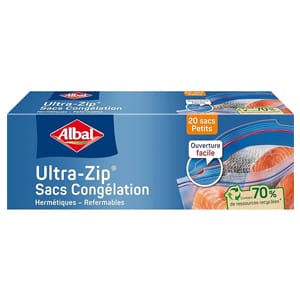 Albal-Ultra-Zip.jpg Albal Ultra Zip | Reusable Zipper Storage Bags | Leak-Proof & Airtight Food Freezer Bags - Image 1
