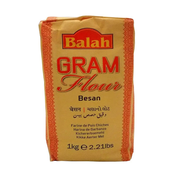 Balah-gram-flour-1kg.jpg Balah Gram Flour (Besan) 1kg | Premium Roasted Chickpea Flour | Gluten-Free & Protein-Rich | Ideal for Pakoras and Baking - Image 1