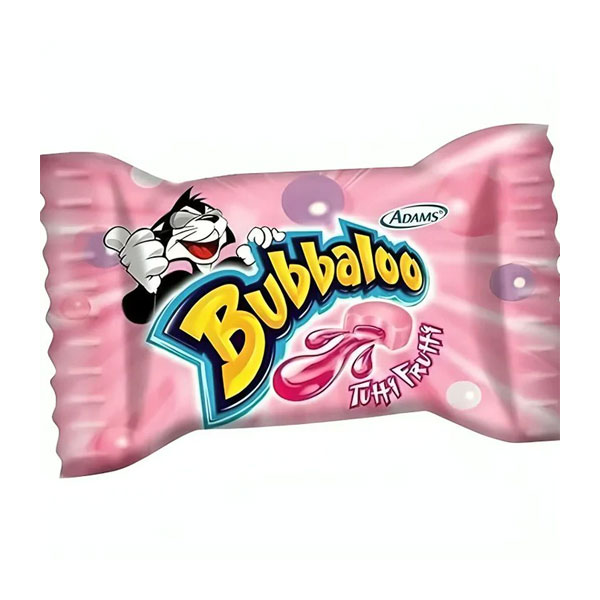 Bubbaloo-fruta.jpg Bubbaloo Fruta 5.1g | Mixed Fruit Flavored Chewy Bubble Gum with Liquid Center | Sweet & Fun Candy - Image 1