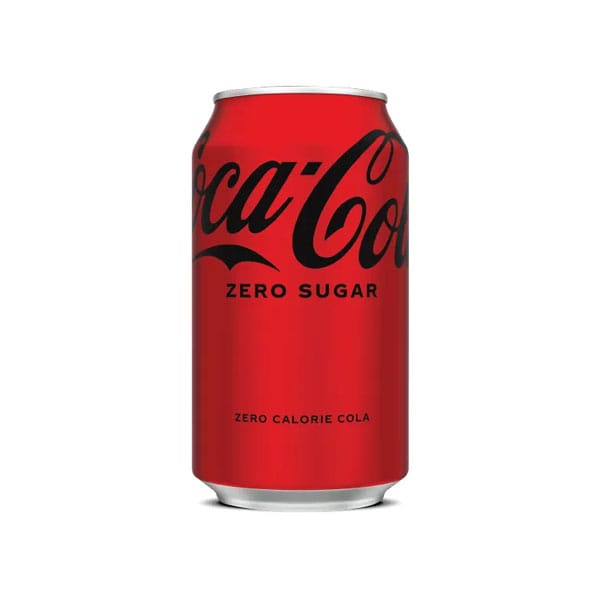 Coca-cola-Zero-sugar-0.90.jpg Coca-Cola Zero Sugar 330ml | Sugar-Free Soft Drink | Classic Coke Taste with Zero Calories - Image 1