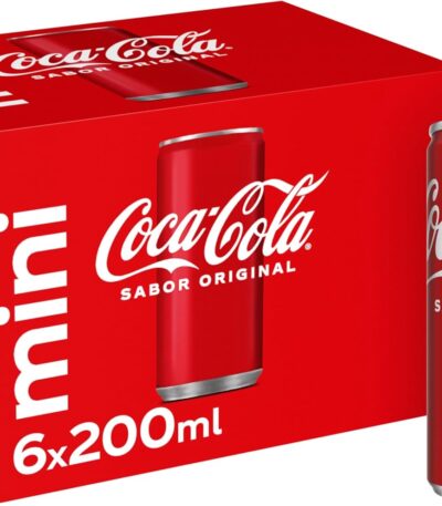 Coca-Cola Original 6 x 200ml Mini Cans