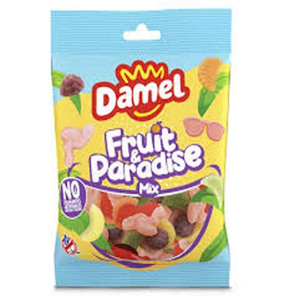 Damel-fruitparadise.jpg Damel Fruit & Paradise 80g | Fruity Chewy Candy | Sweet Gummy Treat for Kids & Adults - Image 1