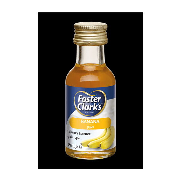 Foster-clarks-banana-essence.jpg Foster Clark’s Banana Essence | Natural Banana Flavoring | 50ml / 100ml Bottle - Image 1