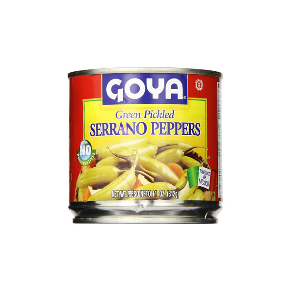 Goya-chiles-serranos.jpg Goya Chiles Serranos | Whole Serrano Peppers | Spicy Latin-Style Chili Peppers - Image 1