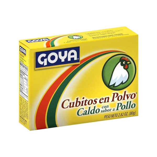 Goya-cubitos-en-polvo-caldo.jpg Goya Cubitos en Polvo Caldo | Premium Powdered Bouillon Cubes for Cooking | 120g Pack - Image 1