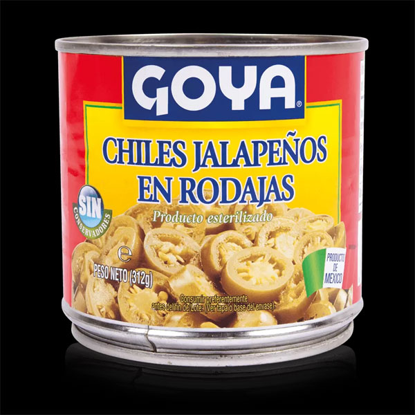Goya-rajas-de-chiles-jalapenos.jpg Goya Rajas de Chiles Jalapeños | Sliced Jalapeño Peppers | Spicy Latin-Style Condiment - Image 1