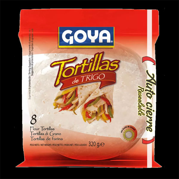 Goya-tortillas-de-trigo.jpg Goya Tortillas de Trigo | Soft Wheat Flour Tortillas for Wraps & Tacos | 10 Pack - Image 1