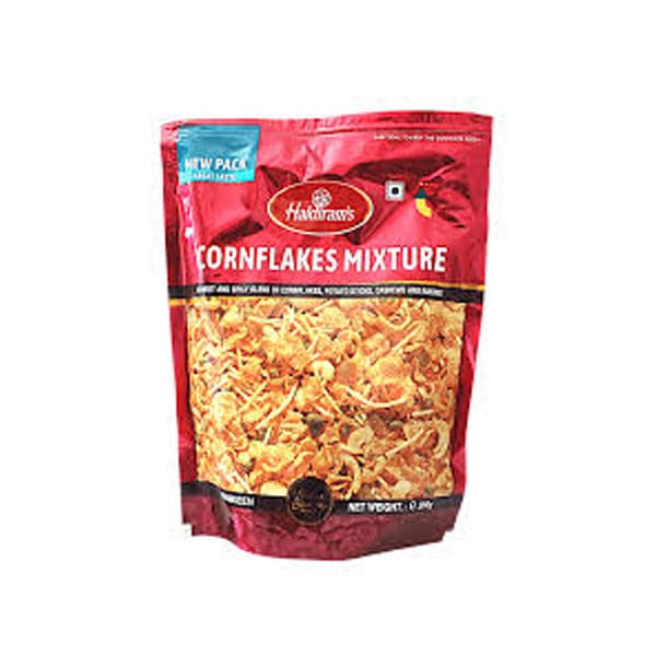 Haldiram-corn-flakes-mixture.jpg Haldiram Corn Flakes Mixture | Crunchy Indian Snack Mix | Savory & Spicy Namkeen - Image 1