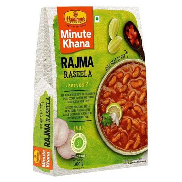 Haldirams-Rajma-raseela-300g.jpg Haldiram's Rajma Raseela 300g | Ready-to-Eat Indian Kidney Bean Curry | Authentic Flavor - Image 1