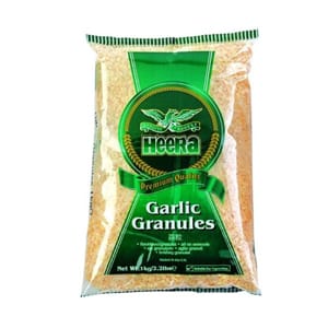 Heera-Garlic-Granules.jpg Heera Garlic Granules 1kg | Premium Dried Garlic | Rich Aroma & Flavor Enhancer for Cooking - Image 1