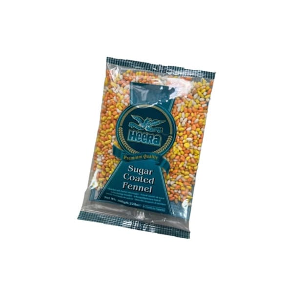 Heera-Sugar-Coated-Fennel.jpg Heera Sugar Coated Fennel 100g | Sweet & Aromatic Mouth Freshener | Traditional Indian Mukhwas - Image 1