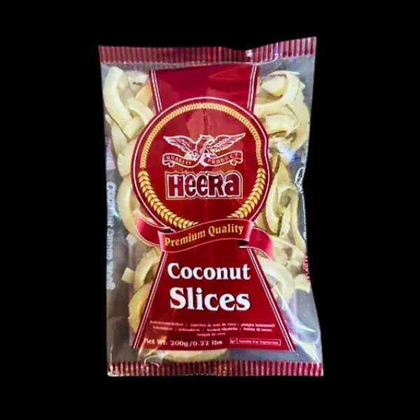 Heera-coconut-slices.jpg Heera Coconut Slices | Dried & Sweetened Coconut | 200g Pack - Image 1