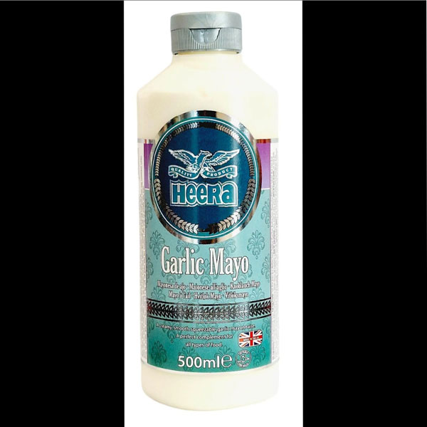 Heera-garlic-mayo.jpg Heera Garlic Mayo | Creamy Garlic Mayonnaise | 250g / 500g Jar - Image 1