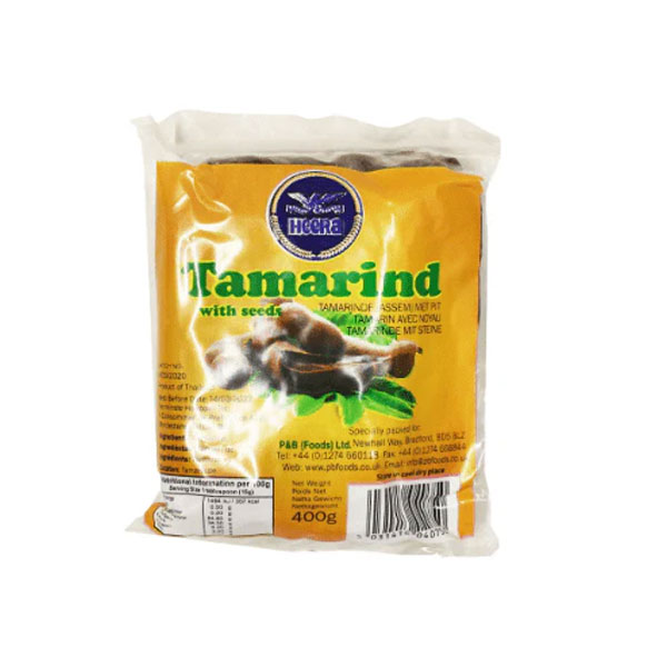 Heera-tamarind-with-seeds.jpg Heera Tamarind with Seeds | Natural Tamarind Fruit | 200g / 500g Pack - Image 1