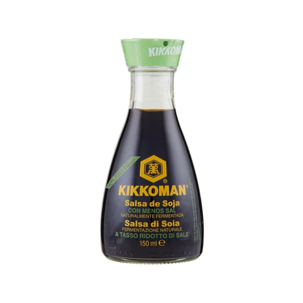 Kikkoman-sojasaus-150.jpg Kikkoman Soy Sauce 150ml – Authentic Japanese Soy Sauce for Cooking & Seasoning - Image 1