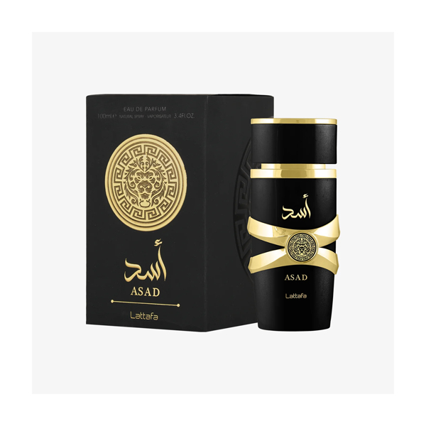 LATTAFA-Asad-Black.jpg Lattafa Asad Black EDP for Men | Bold Woody Spicy Perfume - Image 1