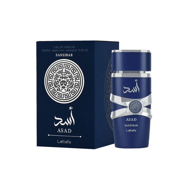 LATTAFA-Asad-Blue.jpg Lattafa Asad Blue EDP for Men | Fresh Woody Aromatic Perfume - Image 1