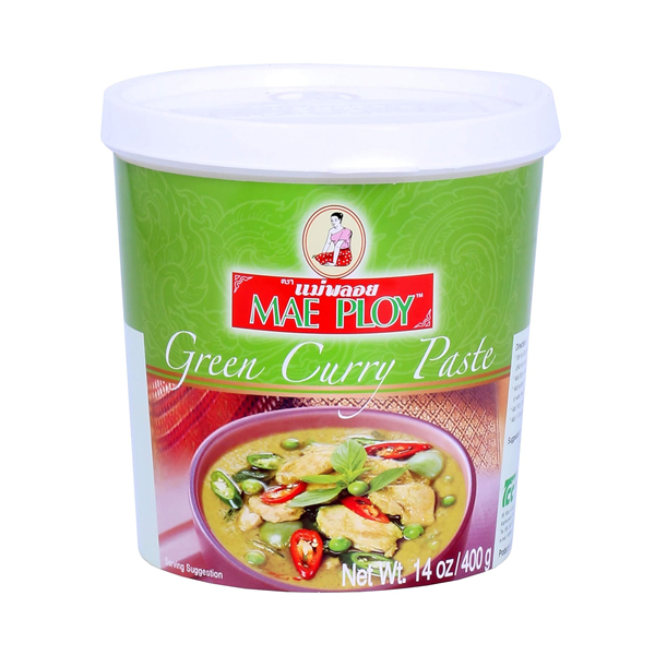 MAE-PLOY-Green-curry-paste.jpg MAE PLOY Green Curry Paste – Authentic Thai Green Curry Flavor - Image 1