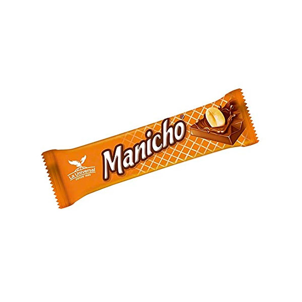 Manicho.jpg Manicho 40g | Chocolate-Coated Candy | Sweet & Crunchy Treat - Image 1