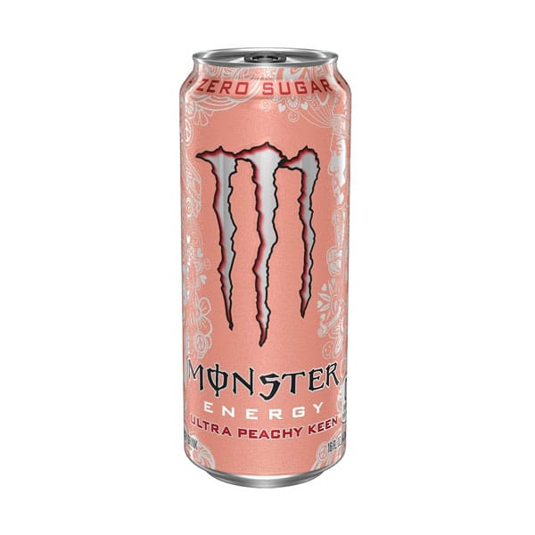 Monster-Ultra-Peachy-1.60.jpg Monster Ultra Peachy 500ml | Refreshing Energy Drink | Sweet Peach Flavor - Image 1