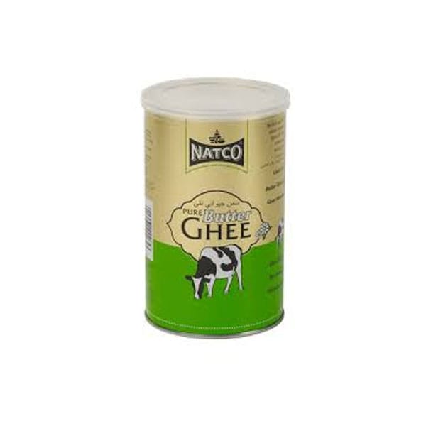 Natco-pure-butter-ghee-1kg.jpg Natco Pure Butter Ghee | Premium Clarified Butter | 1kg Tin - Image 1