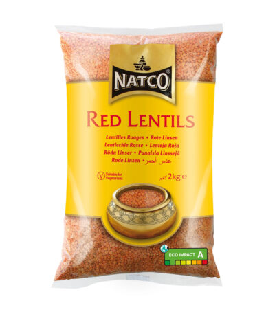 Natco Red Lentils – Split Masoor Dal for Everyday Cooking