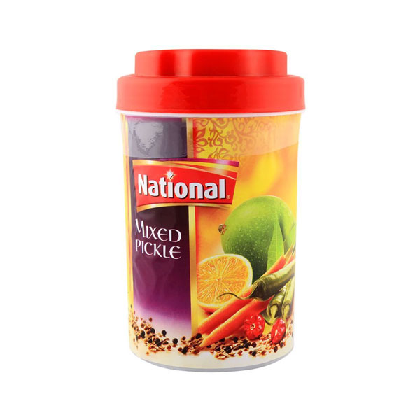 National-mixed-pickle.jpg National Mixed Pickle | Tangy & Spicy Indian Pickle | 400g Jar - Image 1