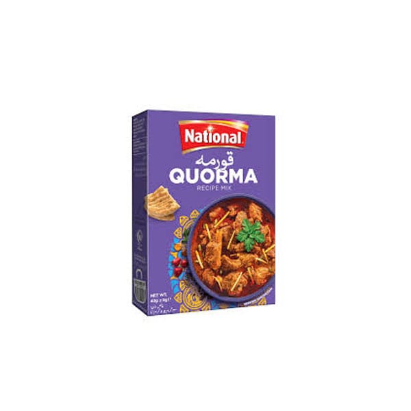 National-qorma-masala.jpg National Qorma Masala 43g x2 | Authentic Pakistani Spice Mix | Flavorful Qorma - Image 1
