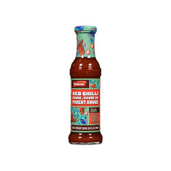 National-red-chilli-sauce.jpg National Red Chilli Sauce | Fiery Hot Condiment | 250ml Bottle - Image 1