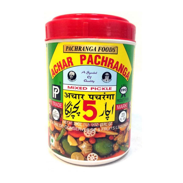 Pachranga-achar.jpg Pachranga Achar | Traditional Mixed Pickle | 400g Jar - Image 1