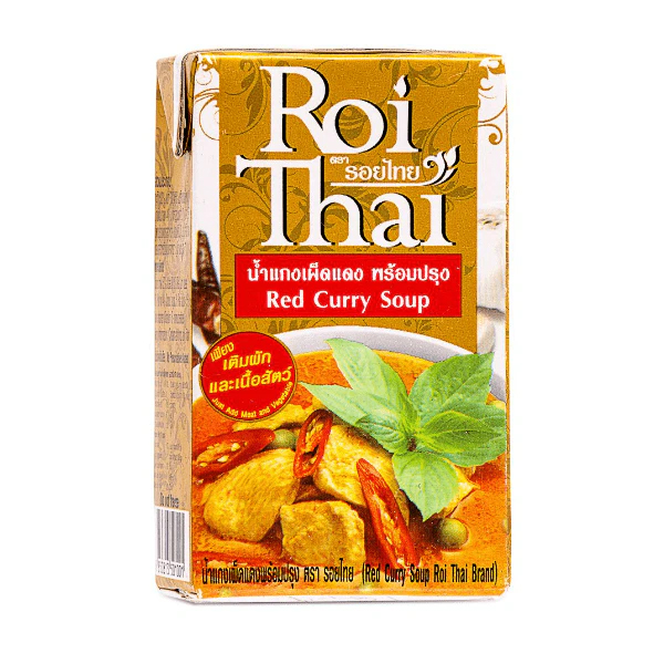 Roi-thai-red-curry-soup.jpg Roi Thai Red Curry Soup – Authentic Spicy & Creamy Thai Soup - Image 1