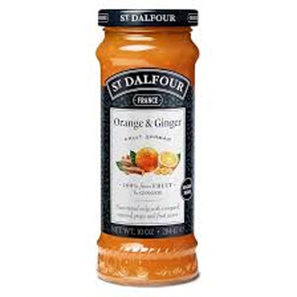 ST-DAFOUR-france-naranja-y-jengibre.jpg St. Dalfour France Naranja y Jengibre 284g (Glass) | Orange & Ginger Fruit Spread | 100% Natural, No Added Sugar - Image 1