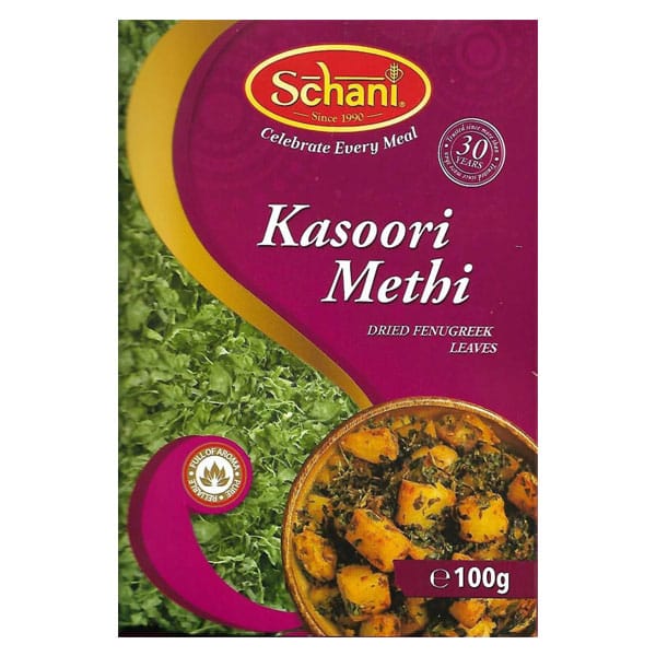 Schani-Kasori-Methi.jpg Schani Kasori Methi 100g | Premium Dried Fenugreek Leaves | Authentic Aroma & Flavor - Image 1