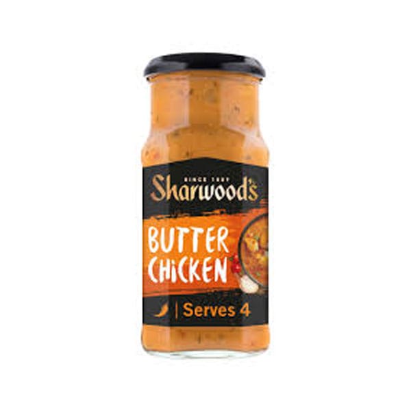 Sharwoods-butter-chicken.jpg Sharwood’s Butter Chicken | Authentic Indian Curry Sauce | Mild & Creamy Butter Chicken Flavor - Image 1