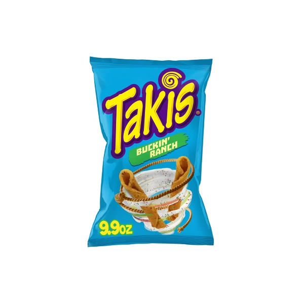 Takis-Buckin-ranch.jpg Takis Buckin’ Ranch – Crunchy Rolled Tortilla Chips with Bold Ranch Flavor - Image 1