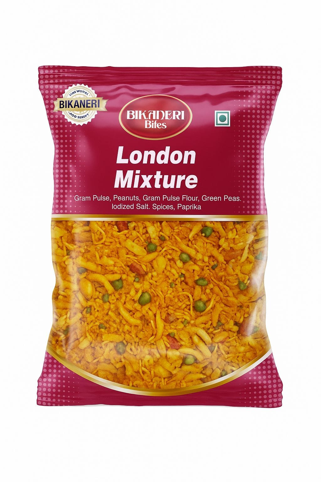 WhatsApp-Image-2025-09-11-at-23.01.57.jpeg Bikaneri Bites London Mixture 300g | Crispy & Spicy Indian Namkeen Snack | Authentic Crunchy Blend - Image 1