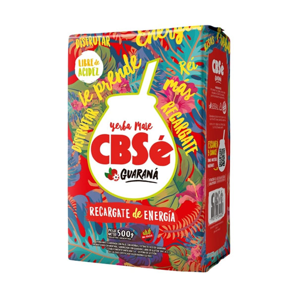 Yerba-cbse-guarana.jpg Yerba CBSE Guaraná | Energizing Herbal Yerba Mate Blend | 500g Pack - Image 1