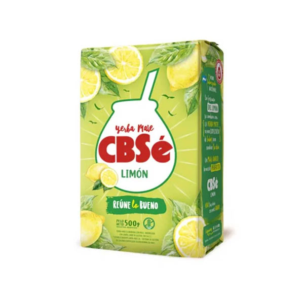 Yerba-cbse-limon.jpg Yerba CBSE Limón | Herbal Yerba Mate with Natural Lemon Flavor | 500g Pack - Image 1