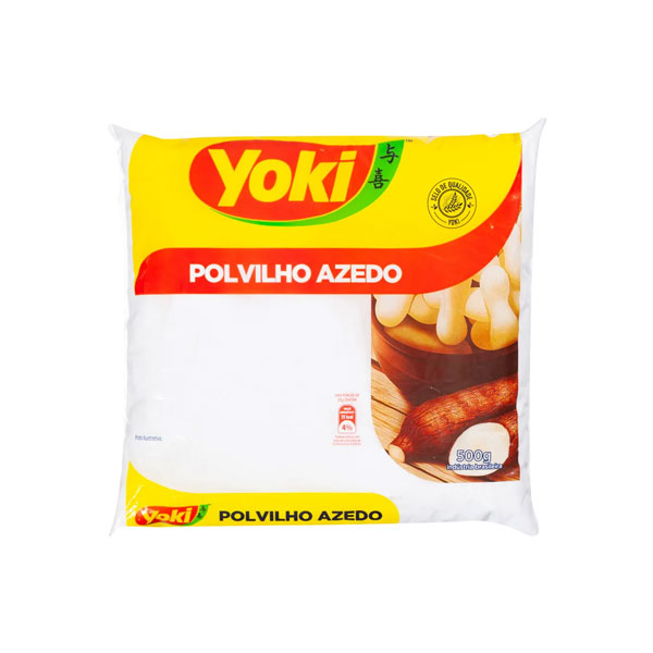 Yoki-polvilho-doce.jpg Yoki Polvilho Doce | Sweet Tapioca Starch for Baking & Cooking | 500g Pack - Image 1