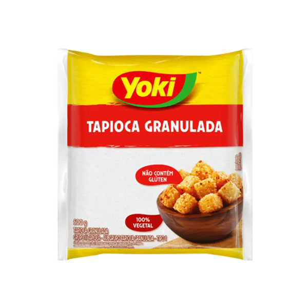 Yoki-tapioca-granulada.jpg Yoki Tapioca Granulada | Premium Granulated Tapioca for Cooking & Baking | 500g Pack - Image 1