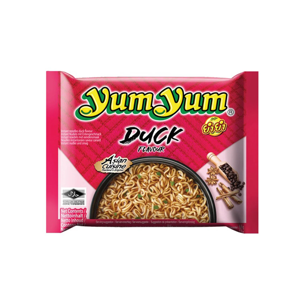 Yum-Yum-Duck-noodles.jpg Yum Yum Duck Noodles – Savory Thai Instant Duck-Flavored Noodles - Image 1