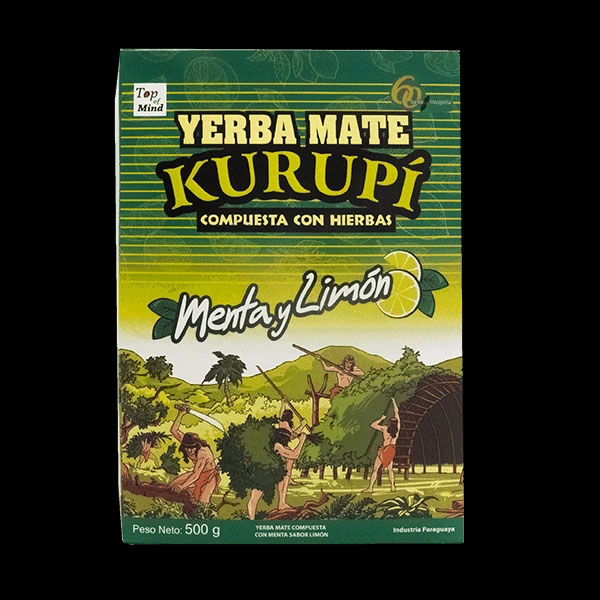 cbse-yerba-kurupi.jpg CBSE Yerba Kurupi Menta y Boda | Herbal Yerba Mate Blend with Mint | 500g Pack - Image 1