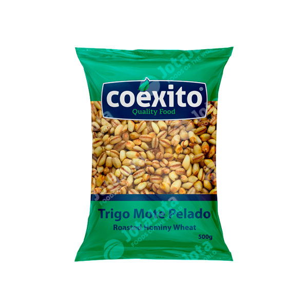 coexito-trigo-mote-pelado.jpg Coexito Trigo Mote Pelado | Premium Hulled Wheat for Cooking | 500g Pack - Image 1
