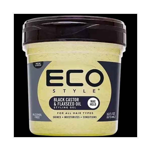 eco-style-black.jpg Eco Style Black | Strong Hold Hair Gel | Styling & Shine for All Hair Types - Image 1