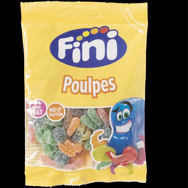 fini-poulpes-0.95.jpg Fini Poulpes 90g | Chewy Octopus-Shaped Candy | Sweet & Fun Treat - Image 1